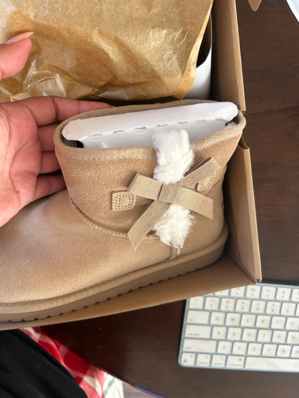 Koolaburra W Victoria Mini Boot Box - Brown Kraft